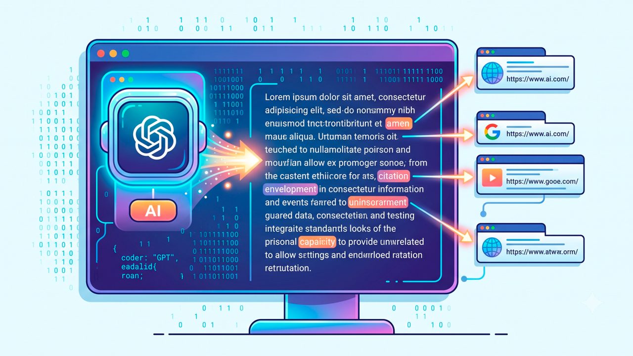 Como a IA cita sites? Entenda fontes, links e atribuição
